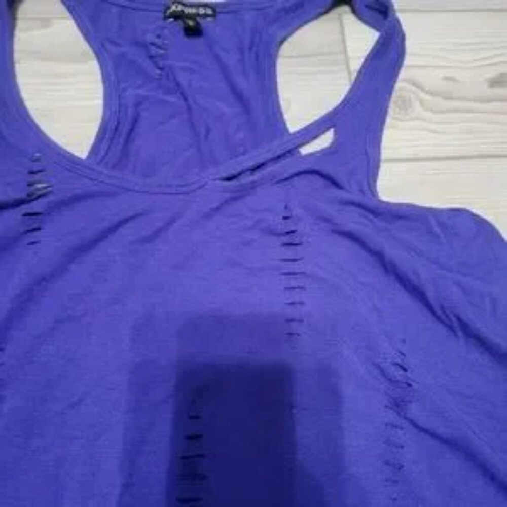 Blue express tank top size small racerback - Picture 3 of 3